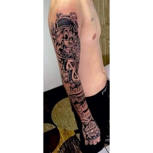 SWAP de tatuajes, trabajos hermosos y a color.